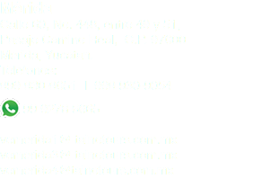 Mérida Calle 60, No. 448, entre 49 y 51, Pasaje Camino Real, C.P. 97000 Mérida, Yucatán. Teléfonos: 999 930-9051 | 999 930-9054 ﷯ 99 9278 6665 vemerida1@ tainotours.com.mx vemerida3@ tainotours.com.mx vemerida4@tainotours.com.mx
