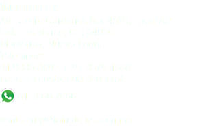Monterrey Av Lázaro Cárdenas No. 4336, Local A2 Col. Las Torres, CP. 64930 Monterrey, Nuevo León. Teléfonos: 81 8335-3603 | 81 8378-1666 Lada sin costo: 800 800-1152 ﷯ 81 1060 7066 ventasmty@tainotours.com.mx